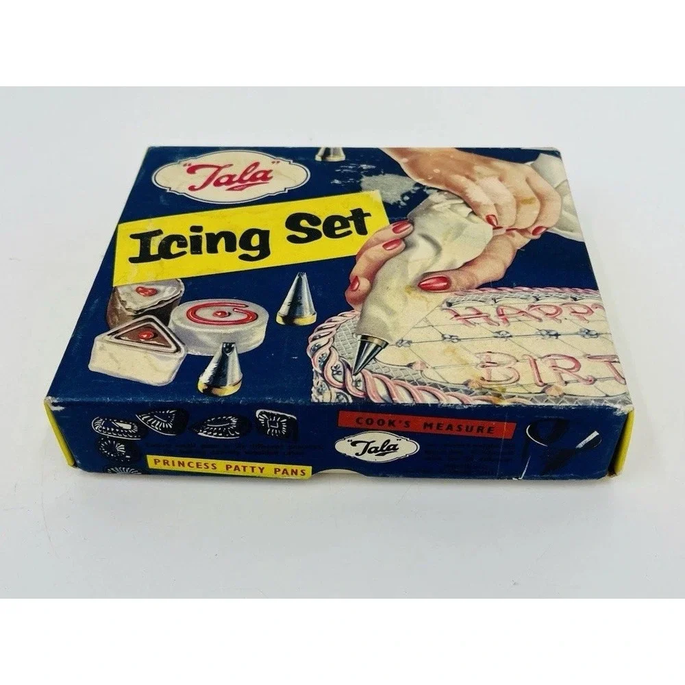 Vintage Tala Icing Set Includes 6 Tips and Instructions Original Box